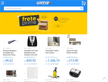 Tablet Screenshot of gazin.com.br